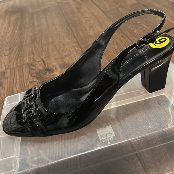 NEW PRICE!  NWOT
Trendy black patent slingbacks. - Picture 7 of 7